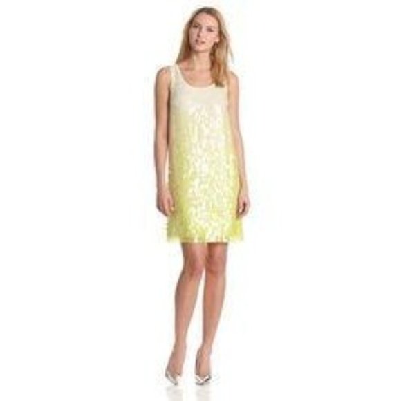 ERIN by Erin Fetherston Yellow Ombre Sequin Dress - NWT - Picture 2 of 9